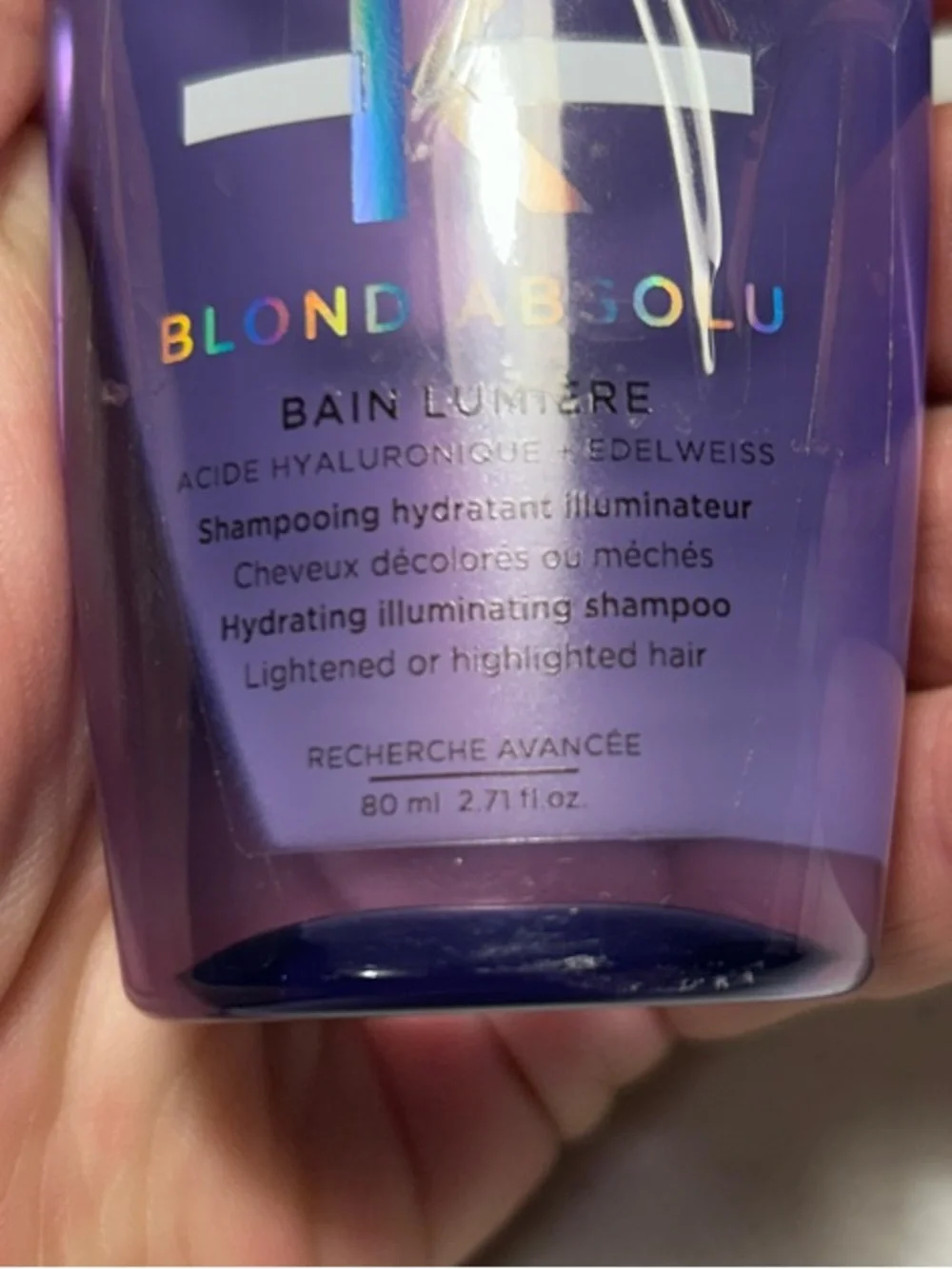 Kerastase Pink & Purple Chroma and Blond Absolu Travel Shampoos